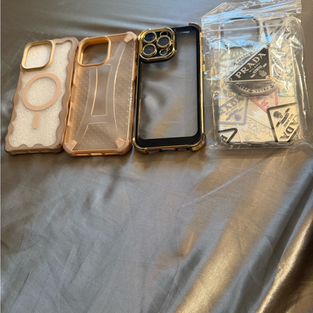 Premium Black and Gold Phone Case